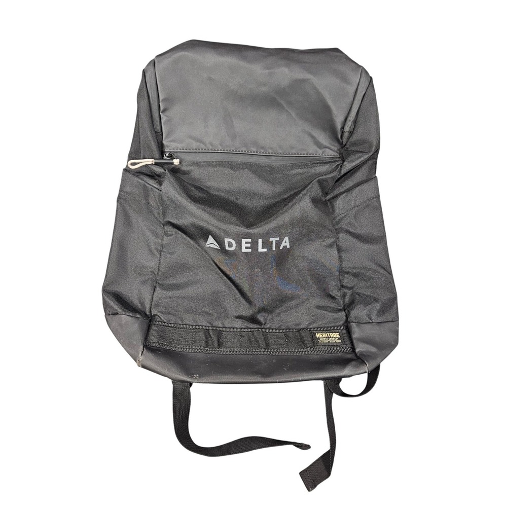 Delta Air Lines Heritage Supply Co Laptop Backpack Travel Black Corporate